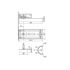 SF-68 Дотягувач підлоговий, Black Matt