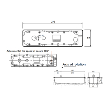 Minos+ Доводчик напольний без фіксації