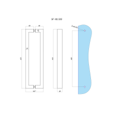 118 SSS Ручка 38*25*475