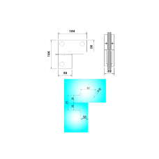 44700 Фітинг кутовий, 611