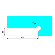 53000 Фітинг з віссю і планкою в стіну, 611
