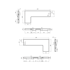 SF-140 Кришка на фітінг кутовий  з віссю, PSS