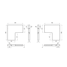 SF-160A Кришка на фітінг кутовий, AL