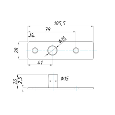 133 Black Вісь верхня