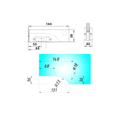 41800 Петля нижня, 810