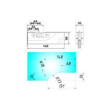 42800 Петля верхня, 611