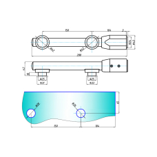 SF-1300C-2Z Петля верхня, SSS