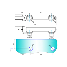 SF-1300C-3Z Петля нижня, SSS