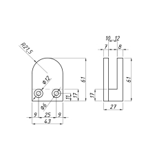 SF-765 Тримач скла, PSS