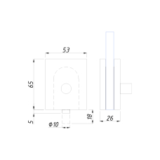 14700 Замок вертикальный, 611