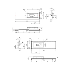 SF-150 Кришка на замок напольний, AL 