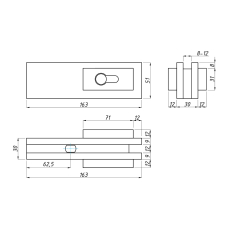 SF-150R Замок кутовий, SSS