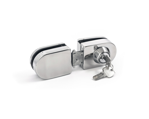 SF-011S-1 Замок з відповідною частиною на скло, ключ з одного боку, PSS