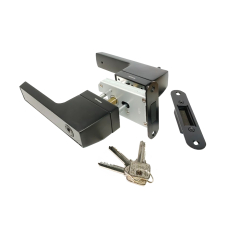 938 Ручка-замок під ключ, BLACK