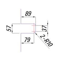 938 Ручка-замок під ключ, BLACK
