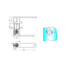 C101 Ручка натискна, CP