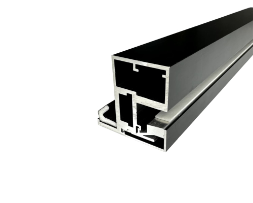 Коробка Інтер'єрна _N зі склом по периметру ЧОРНА КОМПЛЕКТ