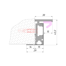 Z-коробка з накладкою NEW BLACK