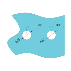 20.300 Петля інтер'єрна з ковпачком