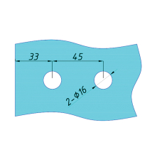 4072-4 SA петля радіусна комплект