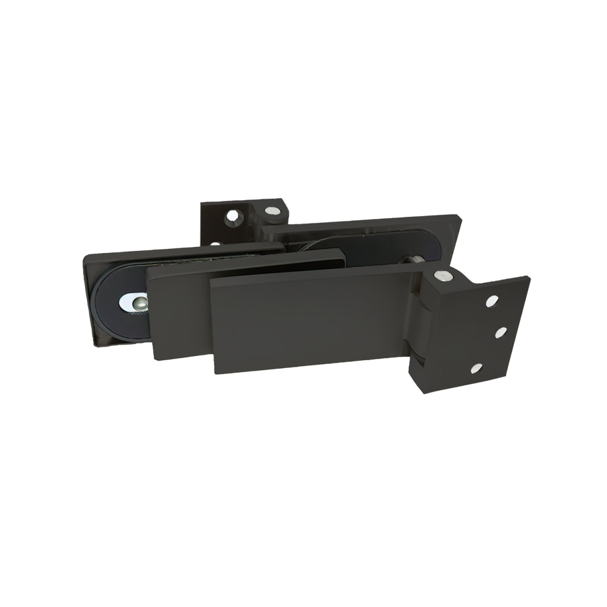 4073-4 Петля прямокутна комплект, Black