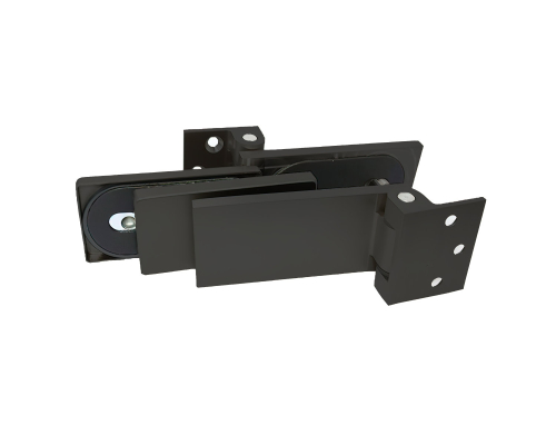 4073-4 Петля прямокутна комплект, Black