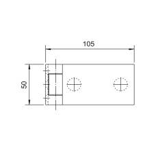 13100 Комплект петель з пластиною, 812
