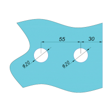 13100 Комплект петель з пластиною, 812