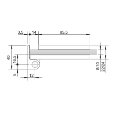 13200 Комплект петель с пластиной, 611