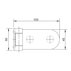 13200 Комплект петель с пластиной, 611