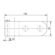 13260 Комплект петель, 611