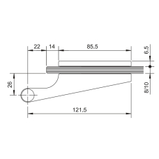 13260 Комплект петель, 611