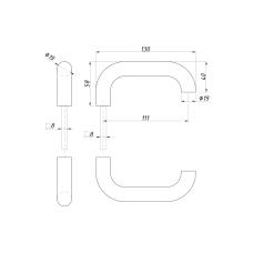 25607 Ручка натискна, AL