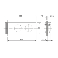 15810 Відповідна частина на глуху стулку , 611