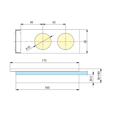 671W50 Відповідна частина на скло, 02