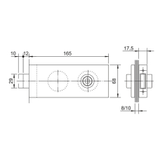 15102 Центральна частина під натискну ручку, 611