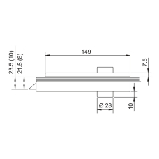 15102 Центральна частина під натискну ручку, 611