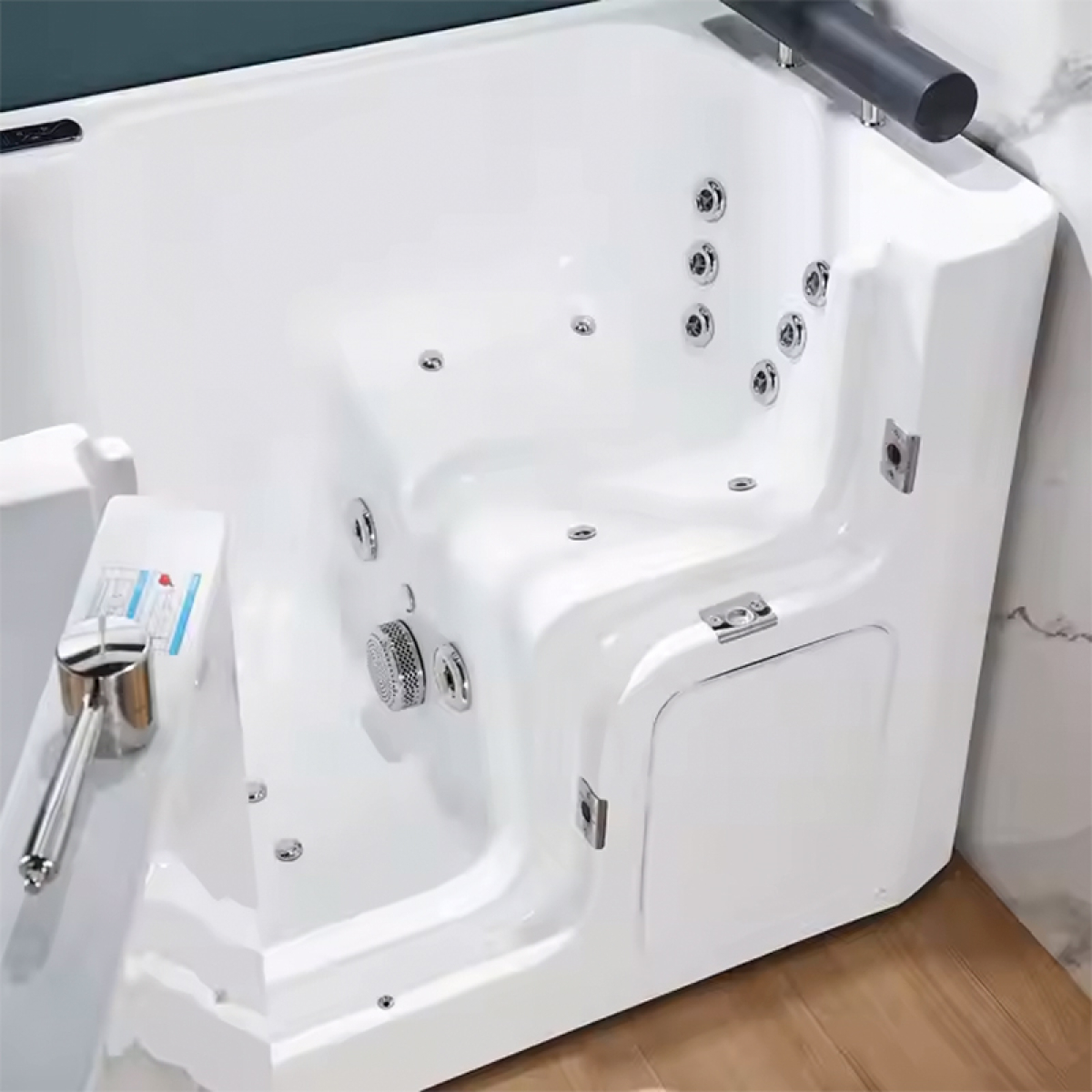 Сидячая ванна с широкой дверью 130*69, SF-372L