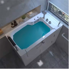 Сидяча ванна з широкими дверима 100*58, SF-372R