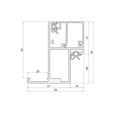 Коробка інтер'єрна зі штапиком в комплекті