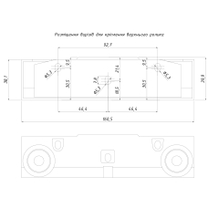 601 SF Розсувна система Invisible Soft Close