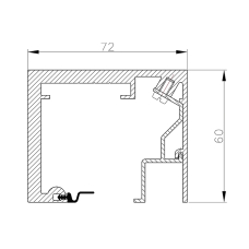 4-512 Напрямний рельс широкий