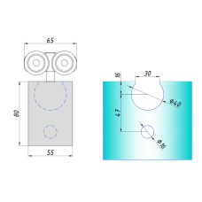 SF-872 Петля з роликом