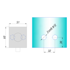 SF-875 Замок-фіксатор стулок