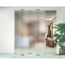 Гармошка з нижньою направляючою 4 створки