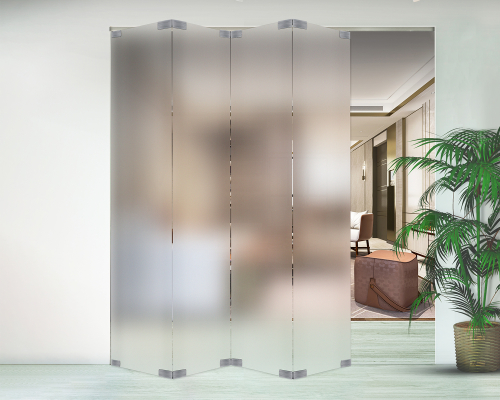 Гармошка з нижньою направляючою 4 створки