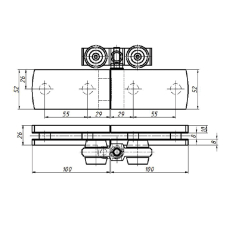 SF-02Т Петля з роликом звичайна верхня