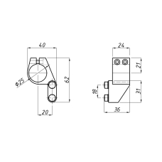SF-823 Стопор правий 