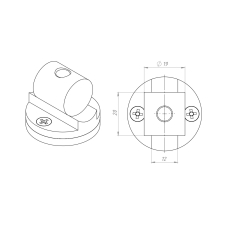 SF-825C тримач стіна-труба