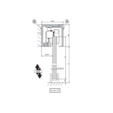 SV-X110 Направляюча в стіну або стелю 110 кг